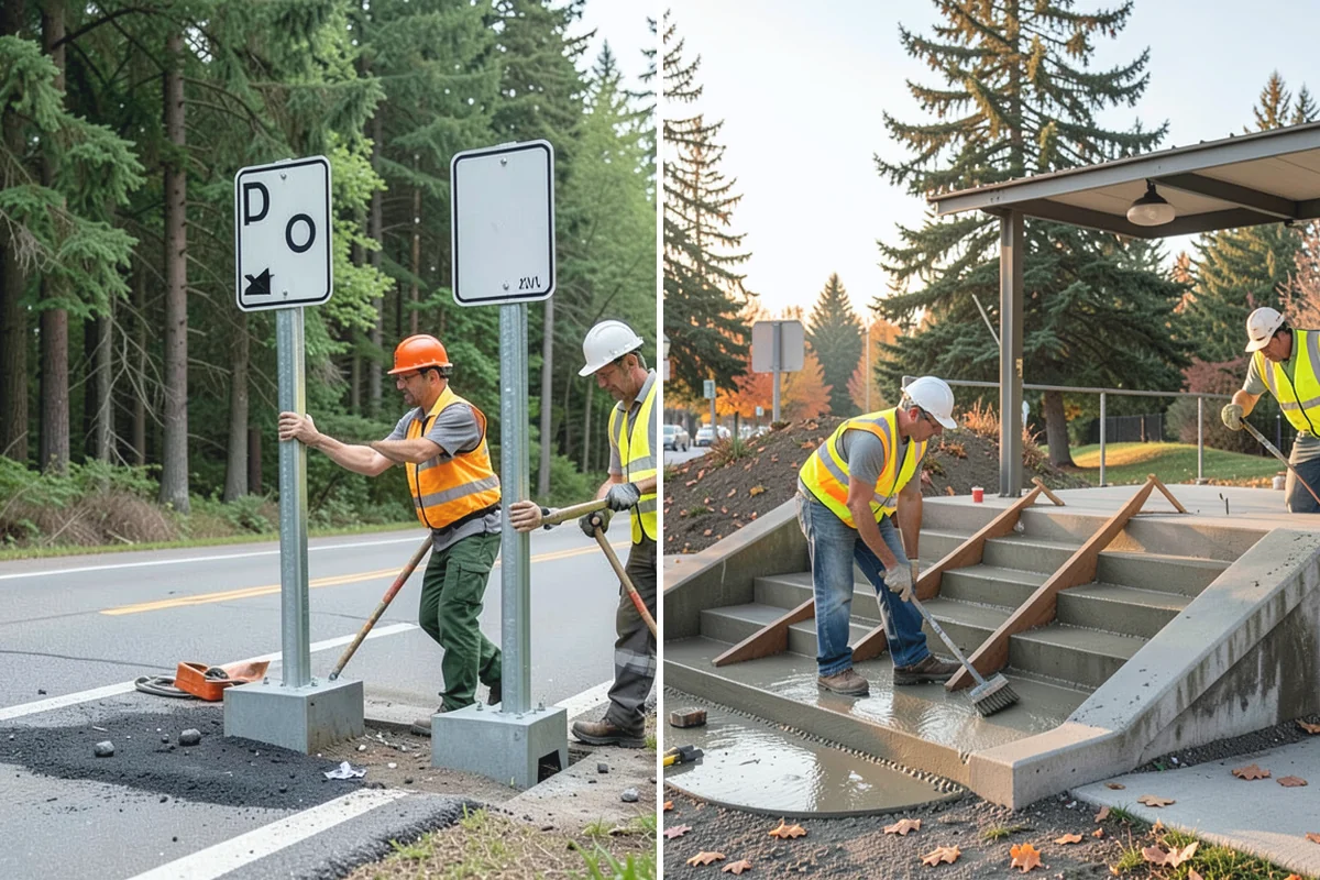 Backstop Installation in Darrington, Snohomish County, WA - Confirm field classification, backstop dimensions, and layout