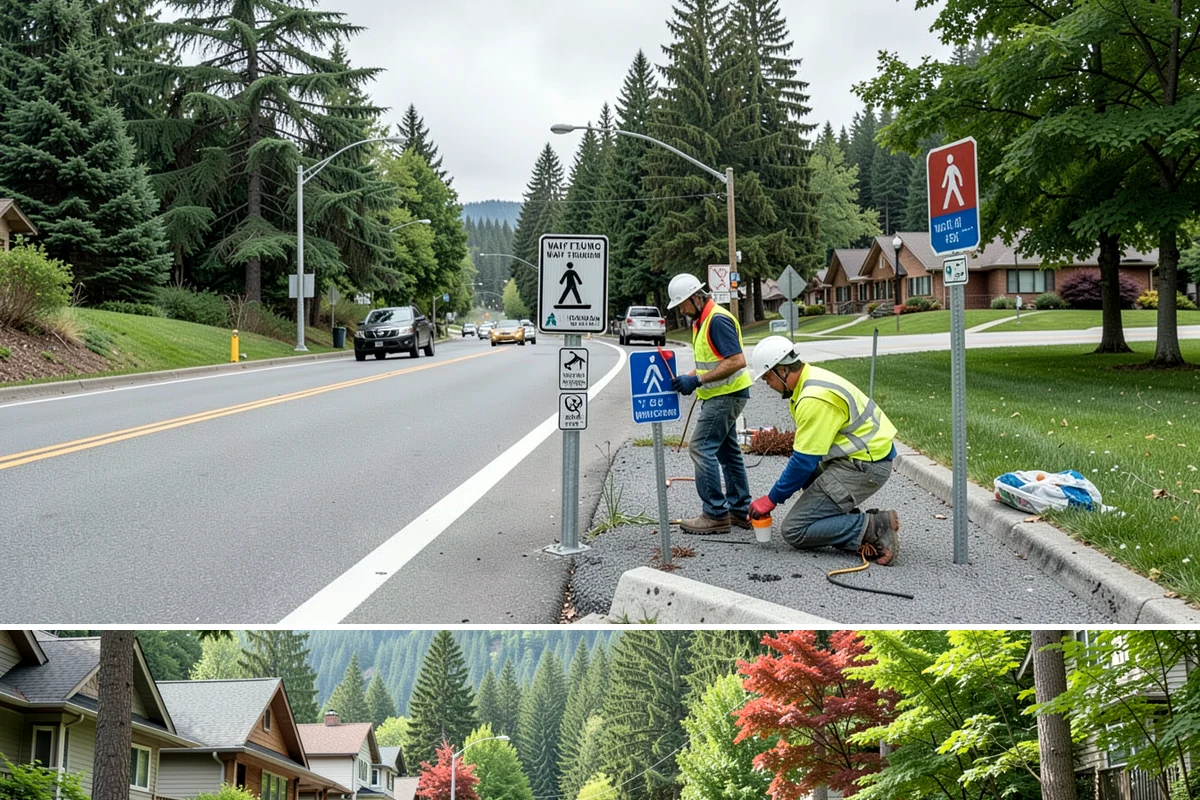 Backstop Installation in Darrington, Snohomish County, WA - Footing and structural work is best scheduled in the drier months when excavations and concrete cure reliably.