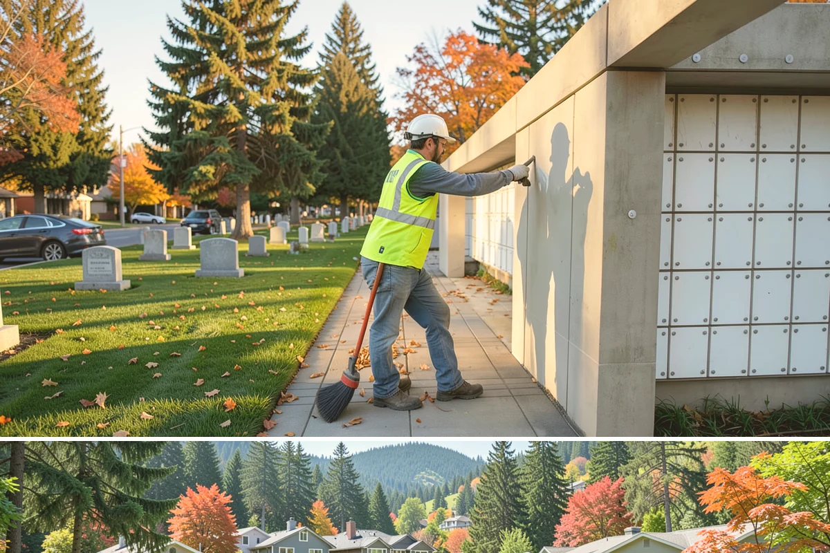 Backstop Installation in Fircrest, Pierce County, WA - Footing and structural work is best scheduled in the drier months when excavations and concrete cure reliably.