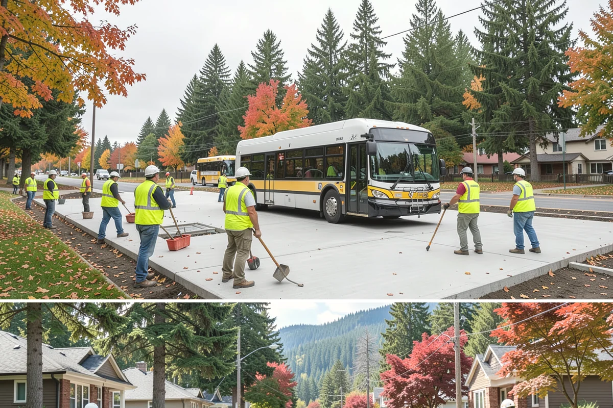 Backstop Installation in Hunts Point, King County, WA - Footing and structural work is best scheduled in the drier months when excavations and concrete cure reliably.