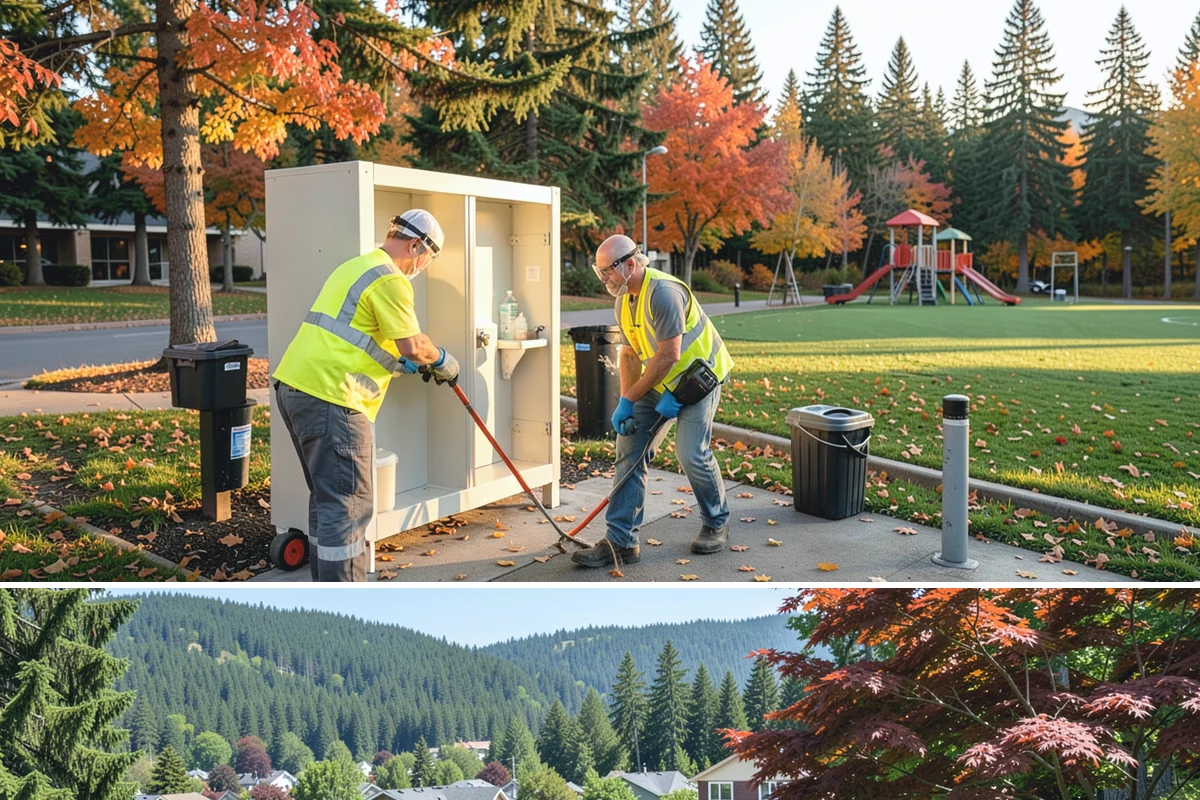 Backstop Installation in Index, Snohomish County, WA - Footing and structural work is best scheduled in the drier months when excavations and concrete cure reliably.