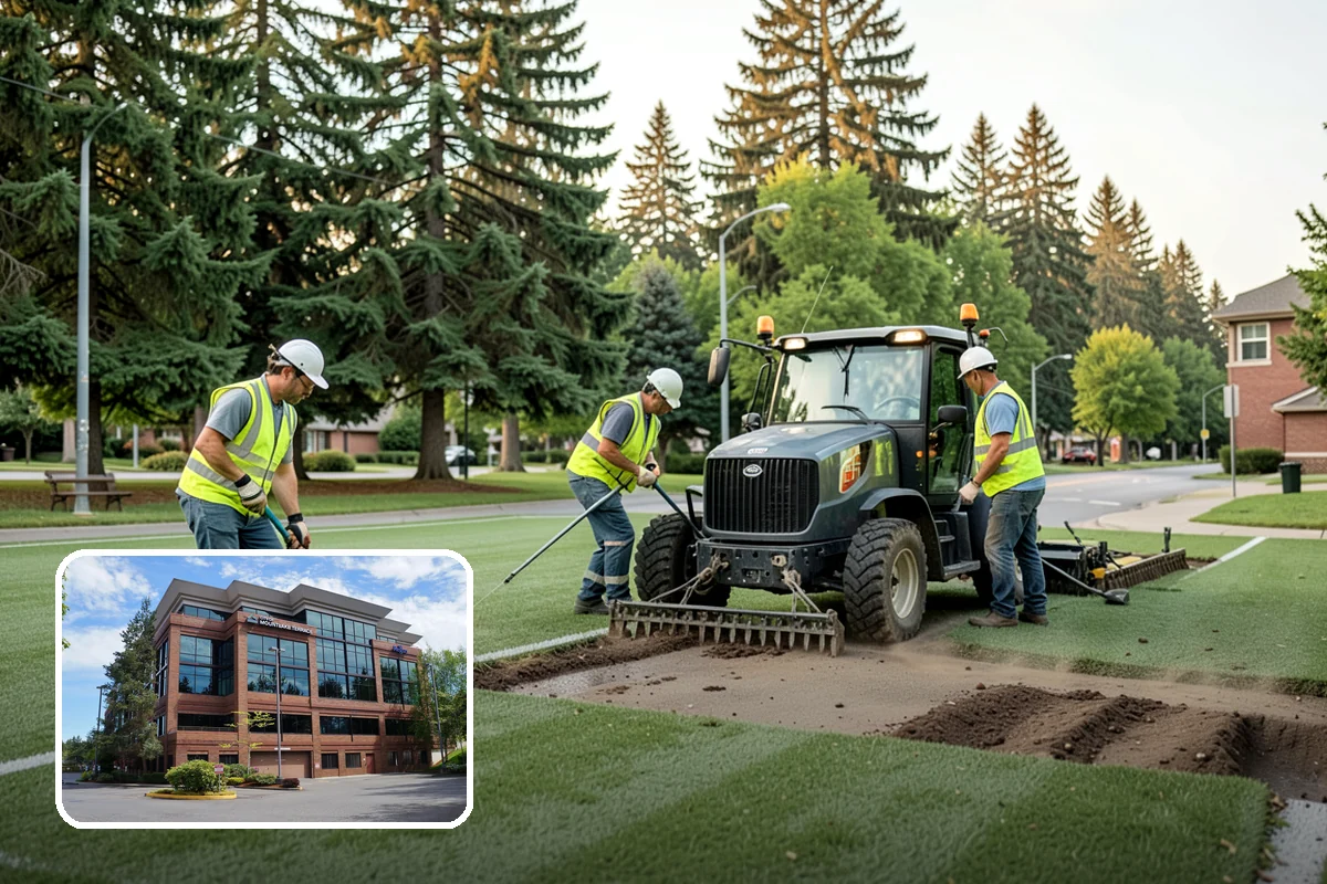 Backstop Installation in Mountlake Terrace, Snohomish County, WA - Contains foul balls and protects spectators behind home plate