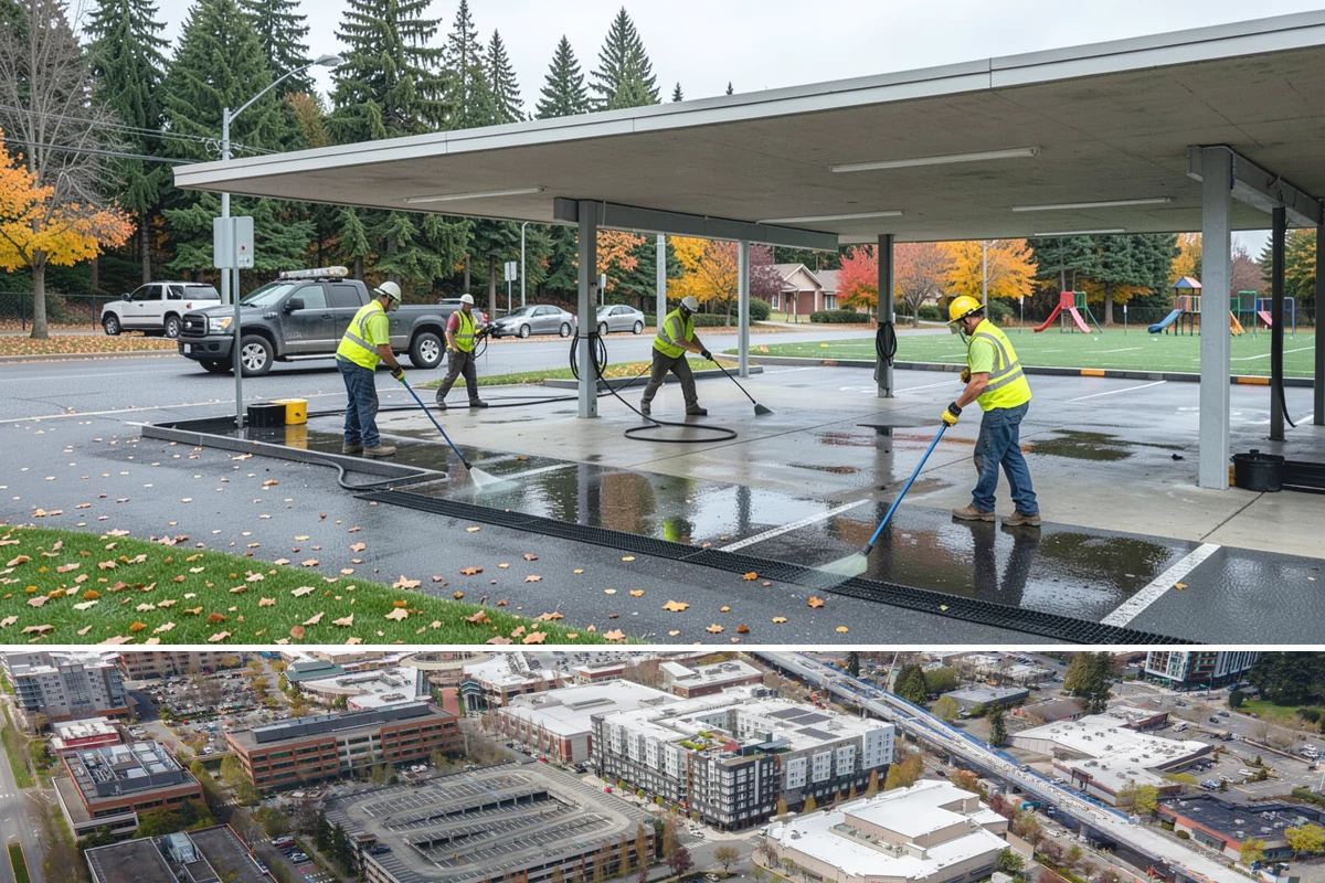 Backstop Installation in Redmond, King County, WA - Footing and structural work is best scheduled in the drier months when excavations and concrete cure reliably.