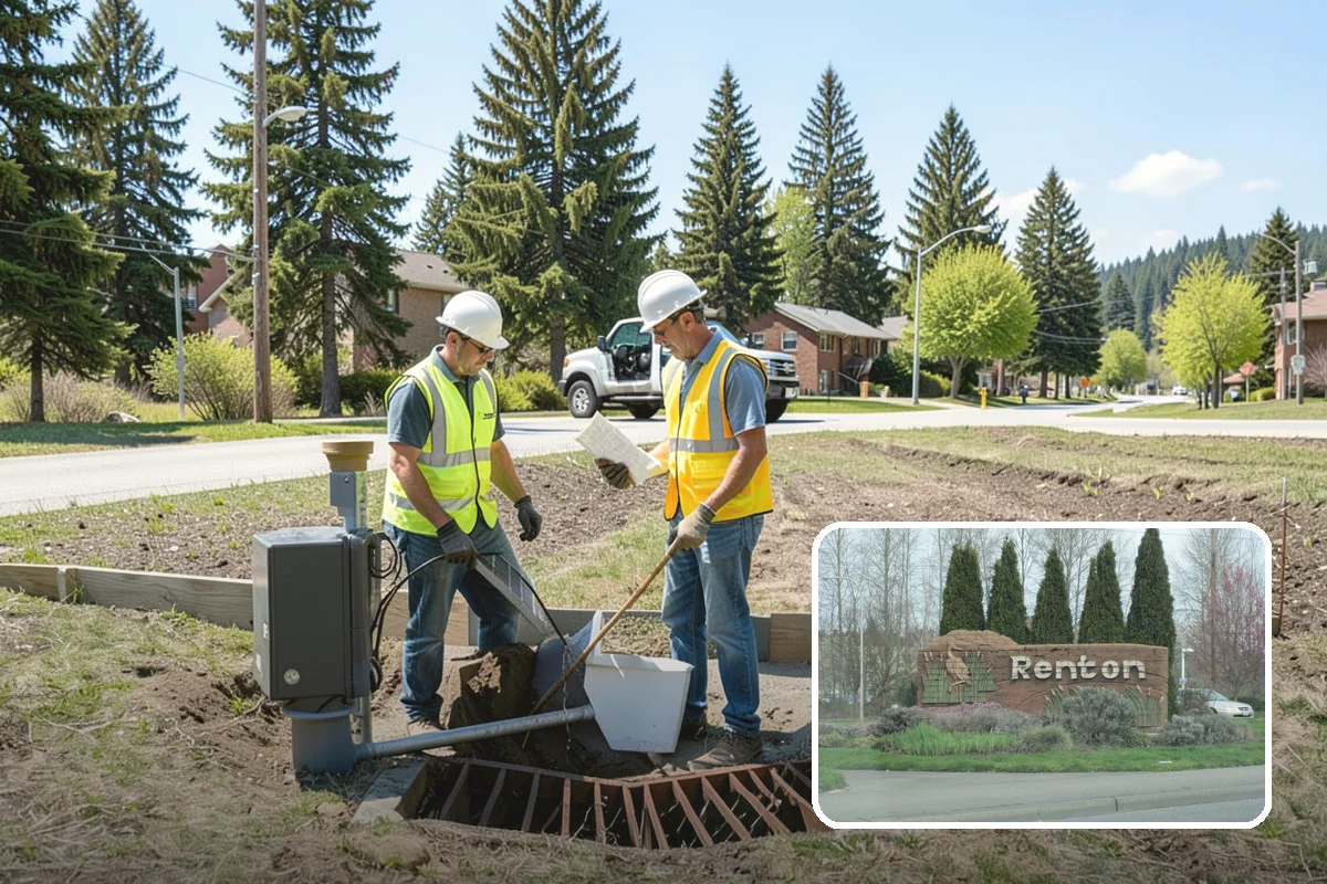 Backstop Installation in Renton, King County, WA - Contains foul balls and protects spectators behind home plate