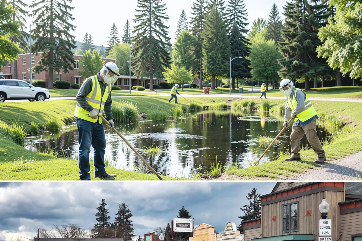 Backstop Installation in Roy, Pierce County, WA - Footing and structural work is best scheduled in the drier months when excavations and concrete cure reliably.