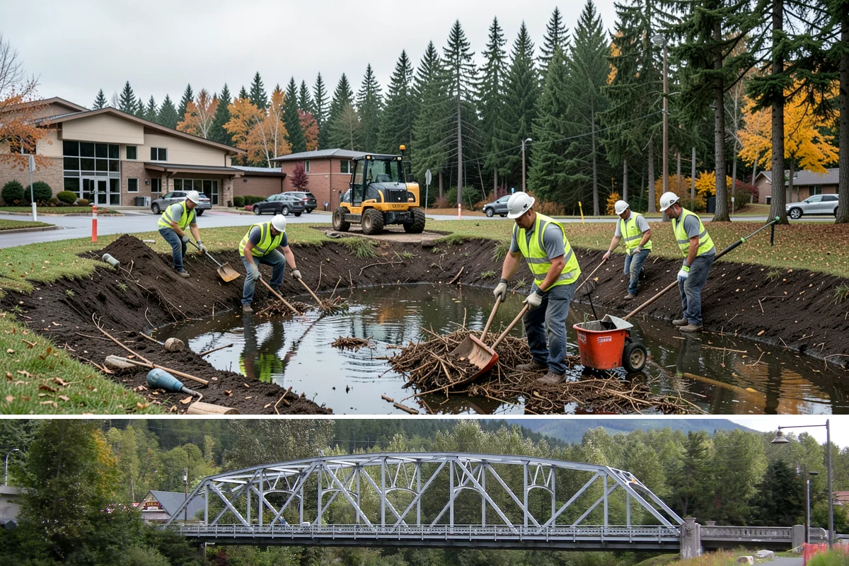 Backstop Installation in Skykomish, King County, WA - Footing and structural work is best scheduled in the drier months when excavations and concrete cure reliably.
