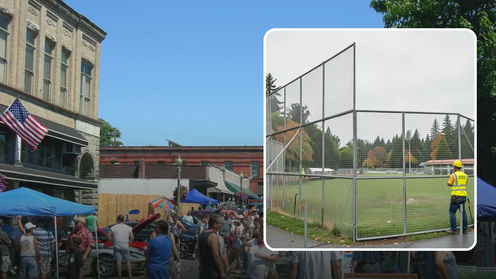 Backstop Installation in Snohomish, Snohomish County, WA - Installation of ballfield backstops and protective fencing to regulation height and safety standards.