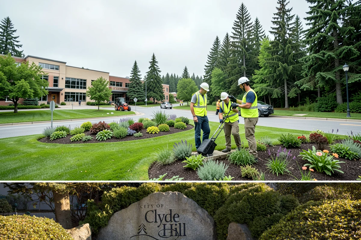 Banner Installation in Clyde Hill, King County, WA - Banner cycles turn over most frequently in spring and summer as the civic event calendar fills.
