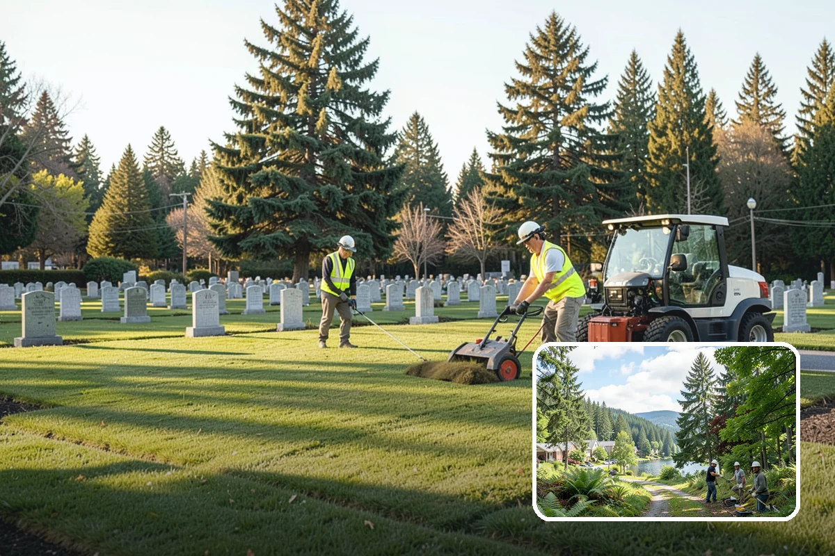 Banner Installation in Lake Forest Park, King County, WA - Proper brackets and tensioning for wind resistance