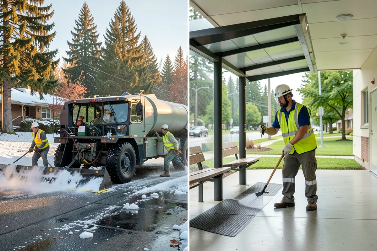 Banner Installation in Normandy Park, King County, WA - Confirm banner locations, sizes, and pole hardware
