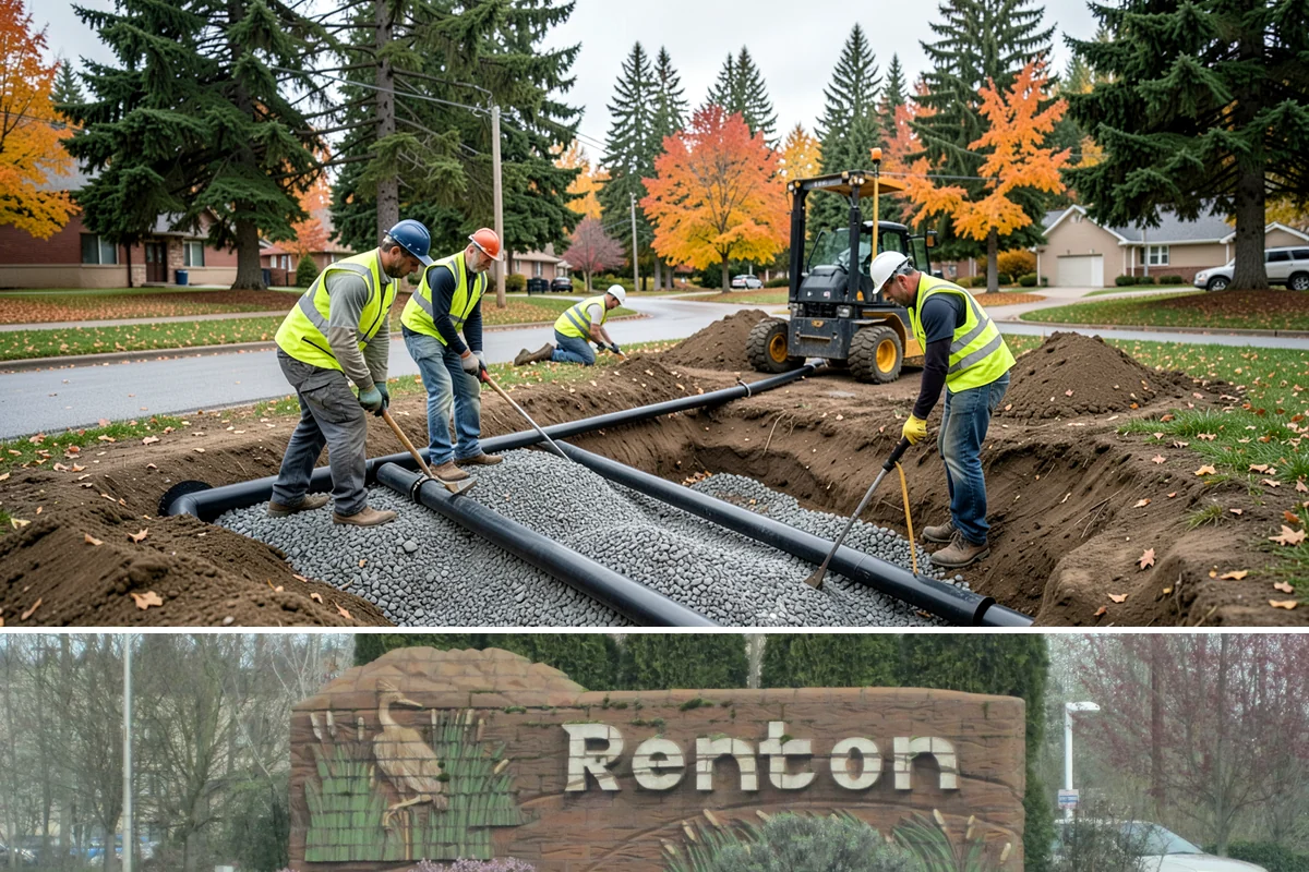 Banner Installation in Renton, King County, WA - Banner cycles turn over most frequently in spring and summer as the civic event calendar fills.