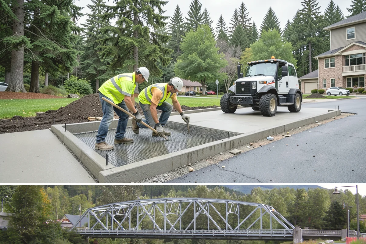 Banner Installation in Skykomish, King County, WA - Banner cycles turn over most frequently in spring and summer as the civic event calendar fills.