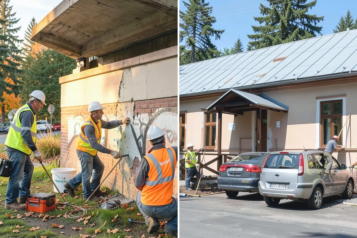 Banner Installation in Sumner, Pierce County, WA - Confirm banner locations, sizes, and pole hardware