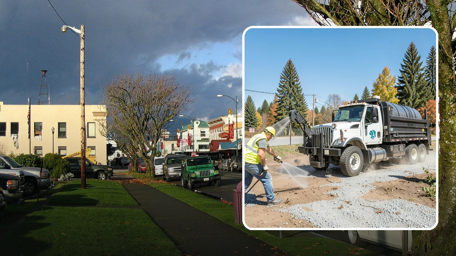 Bare Ground Vegetation Control in Arlington, Snohomish County, WA - Long-residual vegetation control keeping gravel yards, fence lines, and equipment areas free of growth.