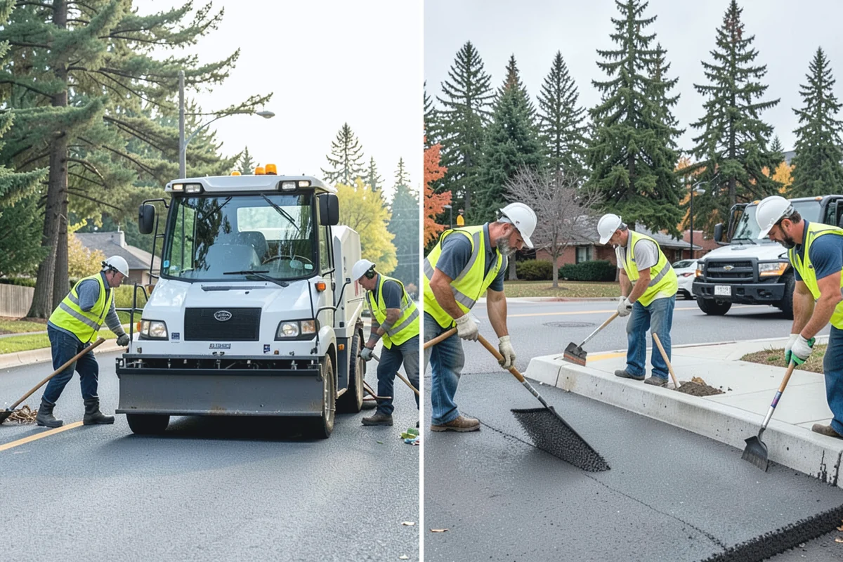 Bare Ground Vegetation Control in Beaux Arts Village, King County, WA - Identify bare-ground zones and confirm setbacks from drainage and plantings