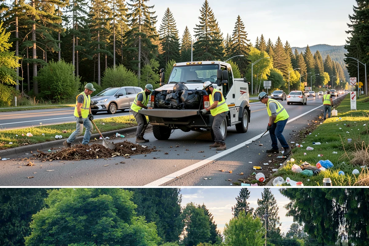 Bare Ground Vegetation Control in Bonney Lake, Pierce County, WA - Bare-ground applications are most effective when applied in early spring ahead of the primary germination flush.