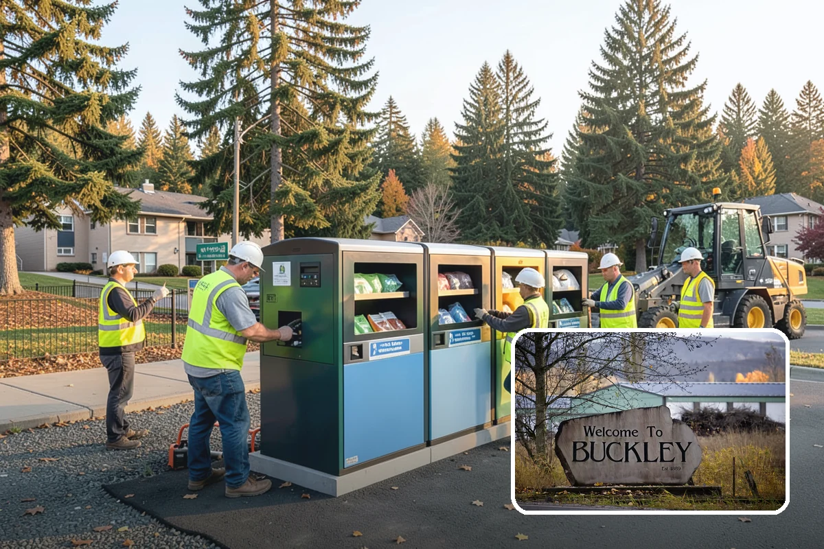 Bare Ground Vegetation Control in Buckley, Pierce County, WA - Keeps operational yards and fence lines clear for a full season