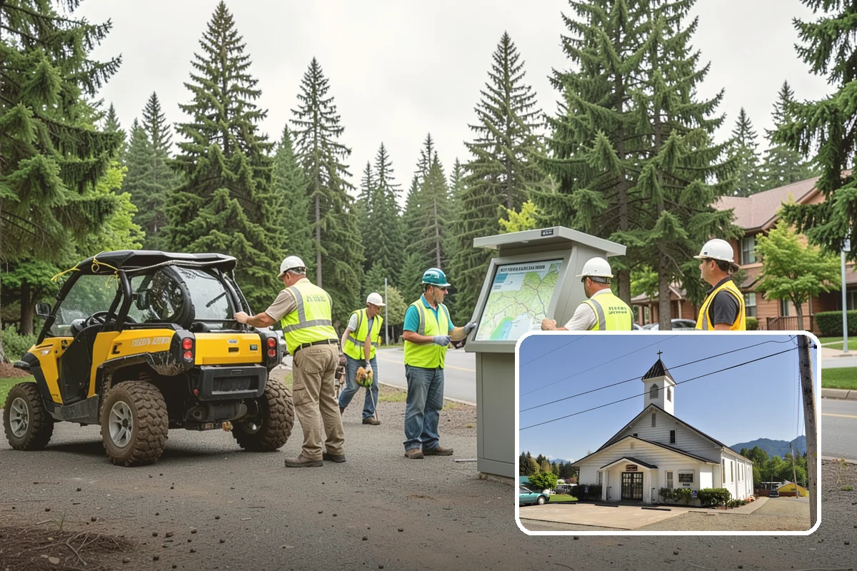 Bare Ground Vegetation Control in Concrete, Skagit County, WA - Keeps operational yards and fence lines clear for a full season