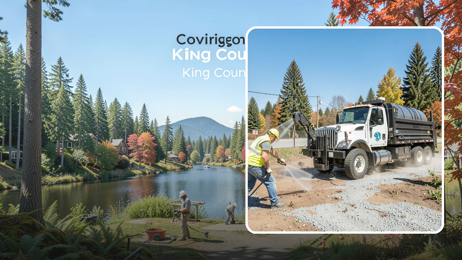 Bare Ground Vegetation Control in Covington, King County, WA - Long-residual vegetation control keeping gravel yards, fence lines, and equipment areas free of growth.