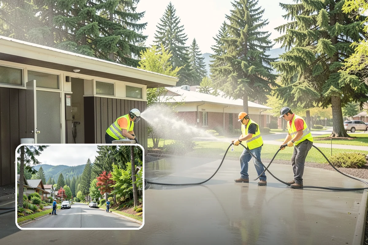 Bare Ground Vegetation Control in Darrington, Snohomish County, WA - Keeps operational yards and fence lines clear for a full season
