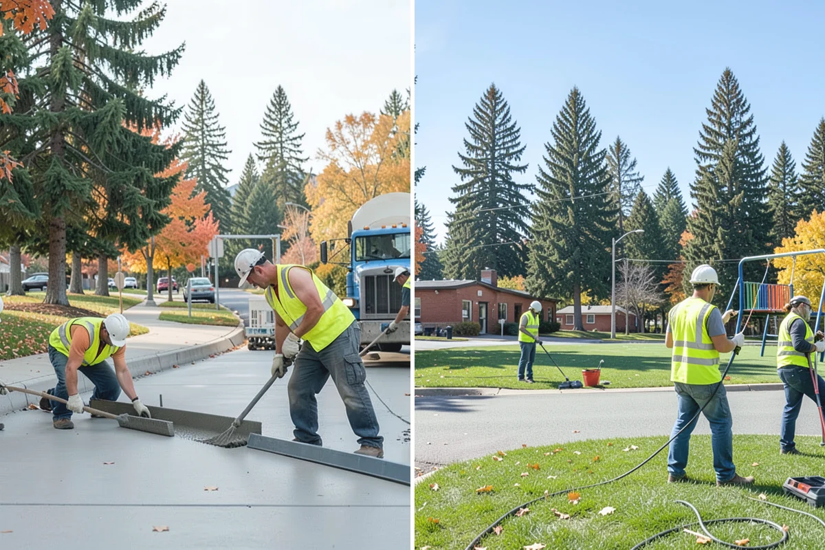 Bare Ground Vegetation Control in Des Moines, King County, WA - Identify bare-ground zones and confirm setbacks from drainage and plantings
