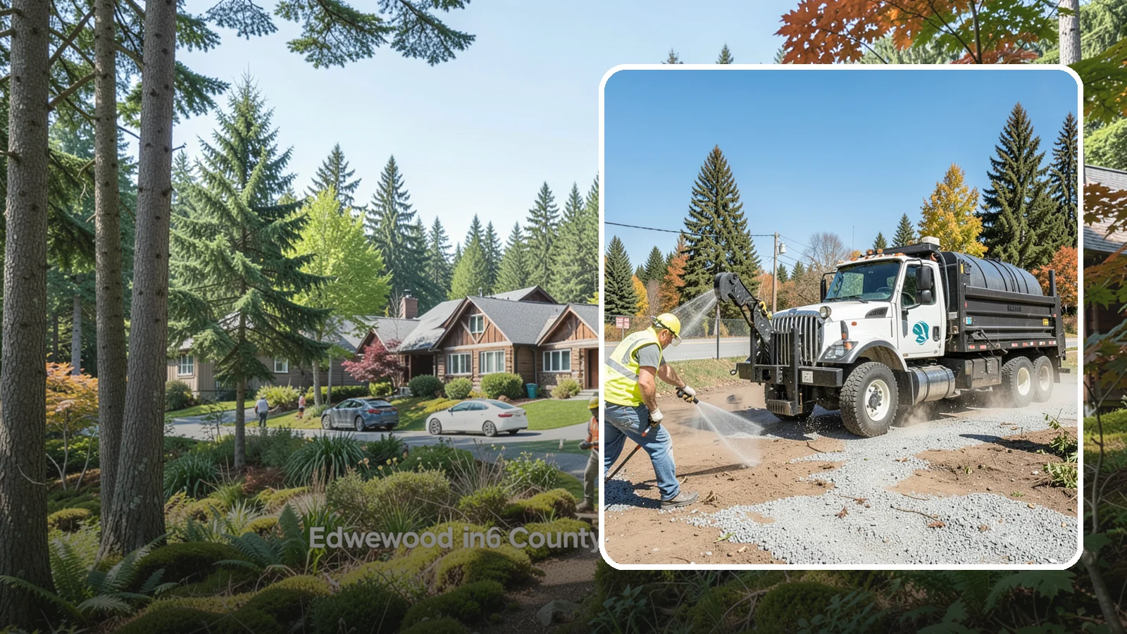 Bare Ground Vegetation Control in Edgewood, Pierce County, WA - Long-residual vegetation control keeping gravel yards, fence lines, and equipment areas free of growth.
