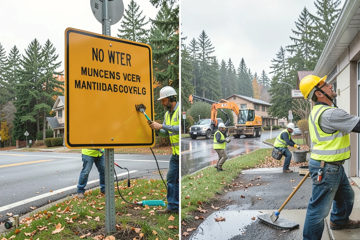 Bare Ground Vegetation Control in Edgewood, Pierce County, WA - Identify bare-ground zones and confirm setbacks from drainage and plantings