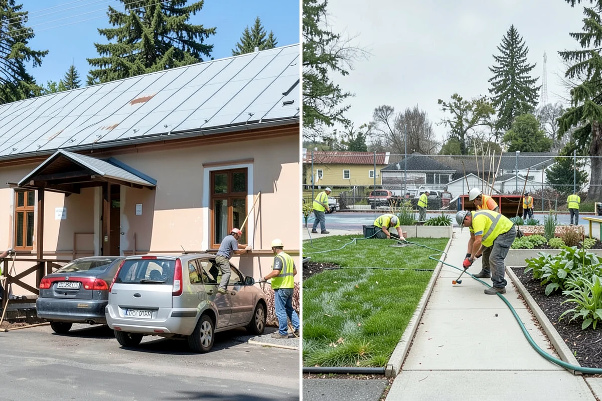 Bare Ground Vegetation Control in Gig Harbor, Pierce County, WA - Identify bare-ground zones and confirm setbacks from drainage and plantings