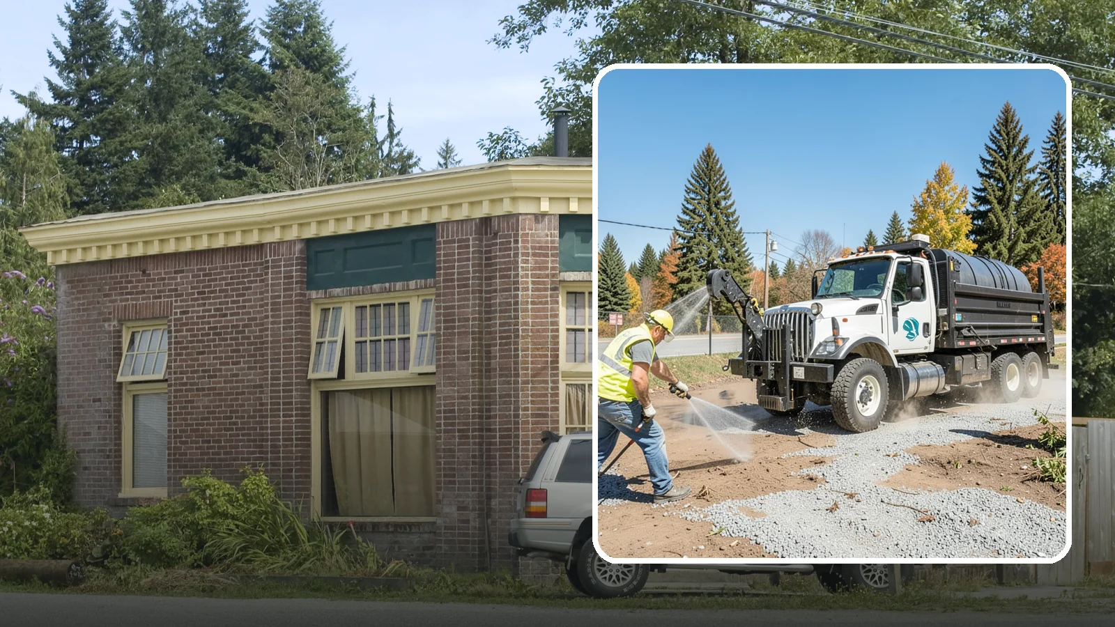 Bare Ground Vegetation Control in Hamilton, Skagit County, WA - Long-residual vegetation control keeping gravel yards, fence lines, and equipment areas free of growth.