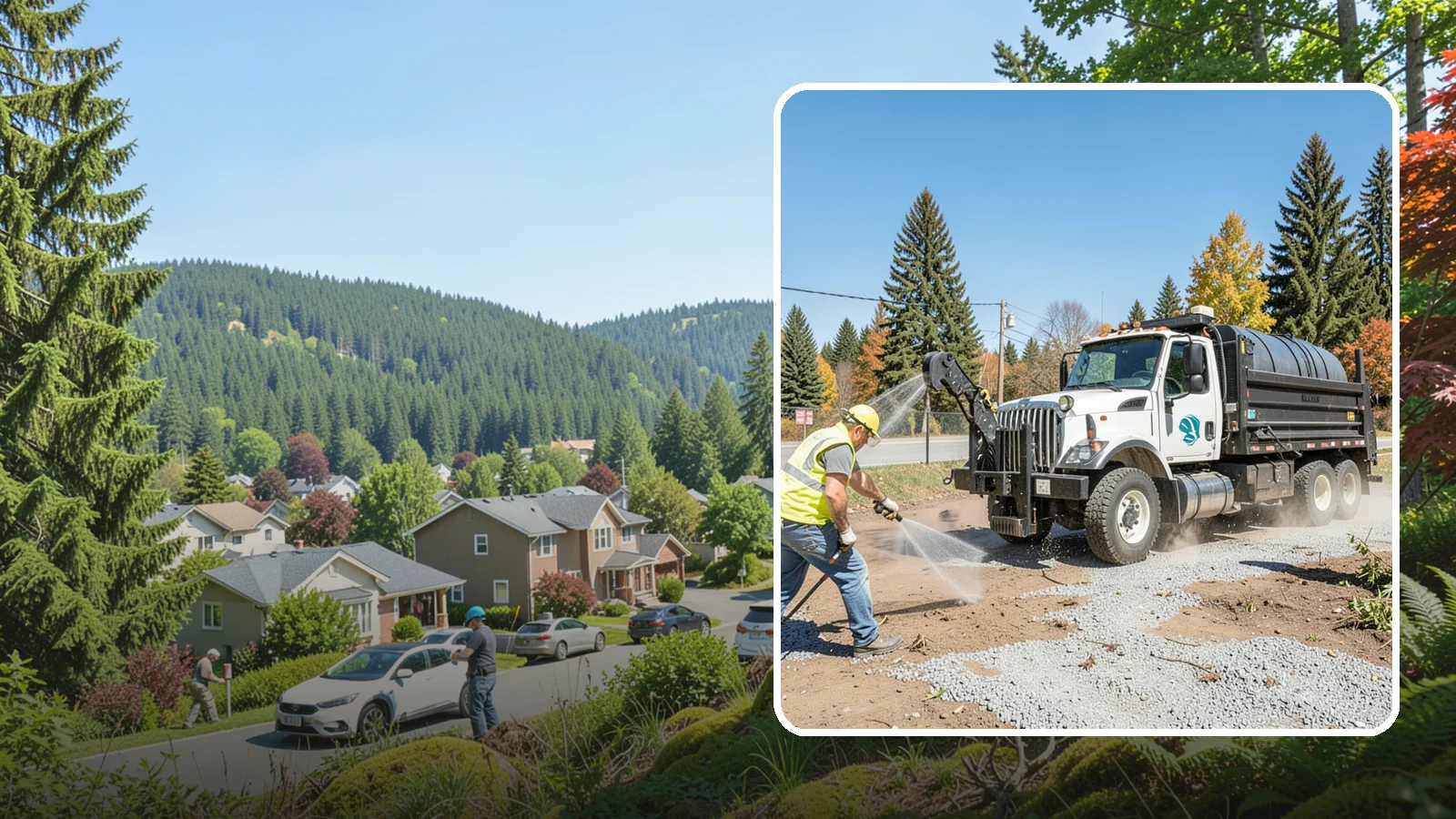 Bare Ground Vegetation Control in Index, Snohomish County, WA - Long-residual vegetation control keeping gravel yards, fence lines, and equipment areas free of growth.