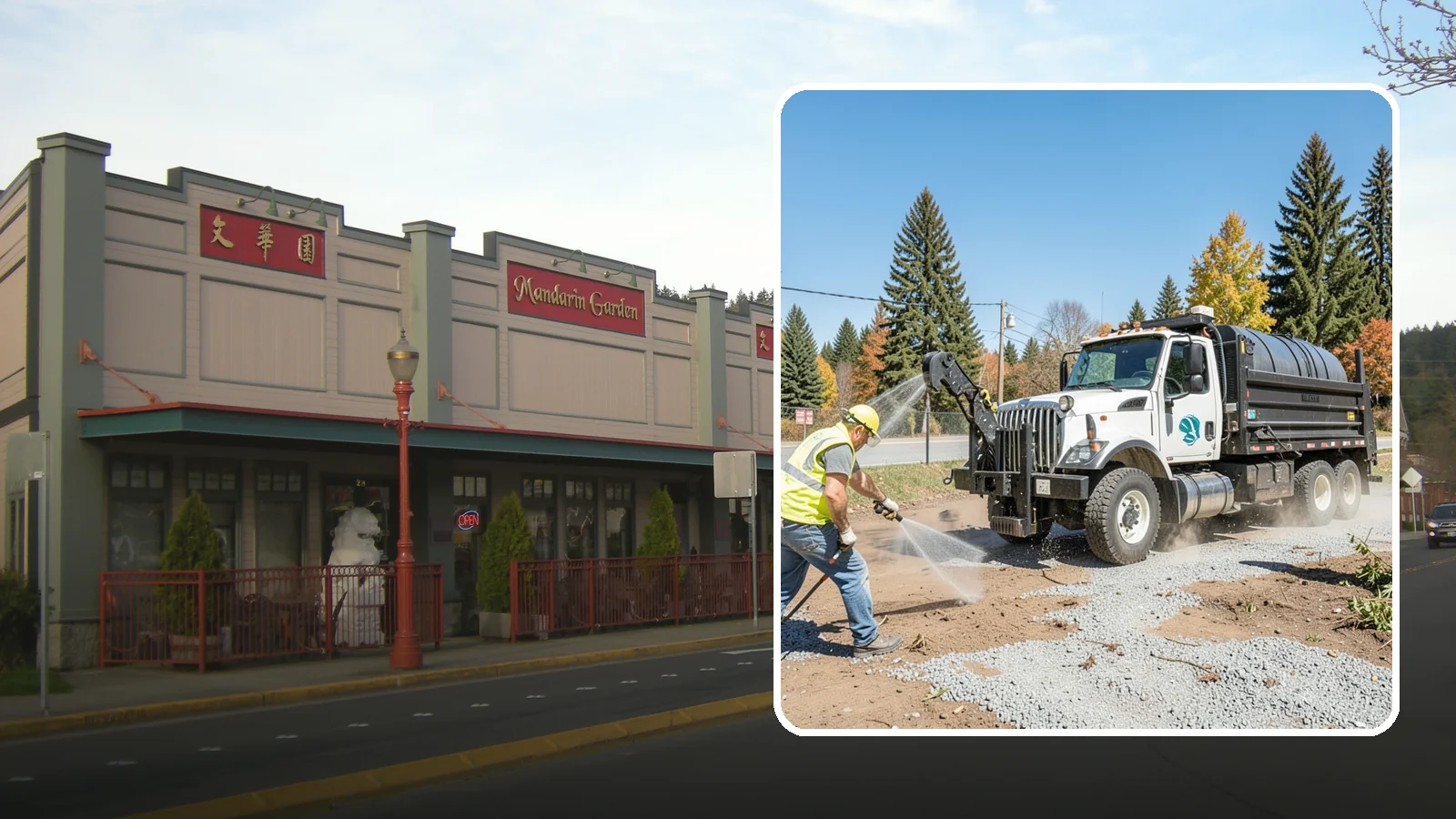 Bare Ground Vegetation Control in Issaquah, King County, WA - Long-residual vegetation control keeping gravel yards, fence lines, and equipment areas free of growth.