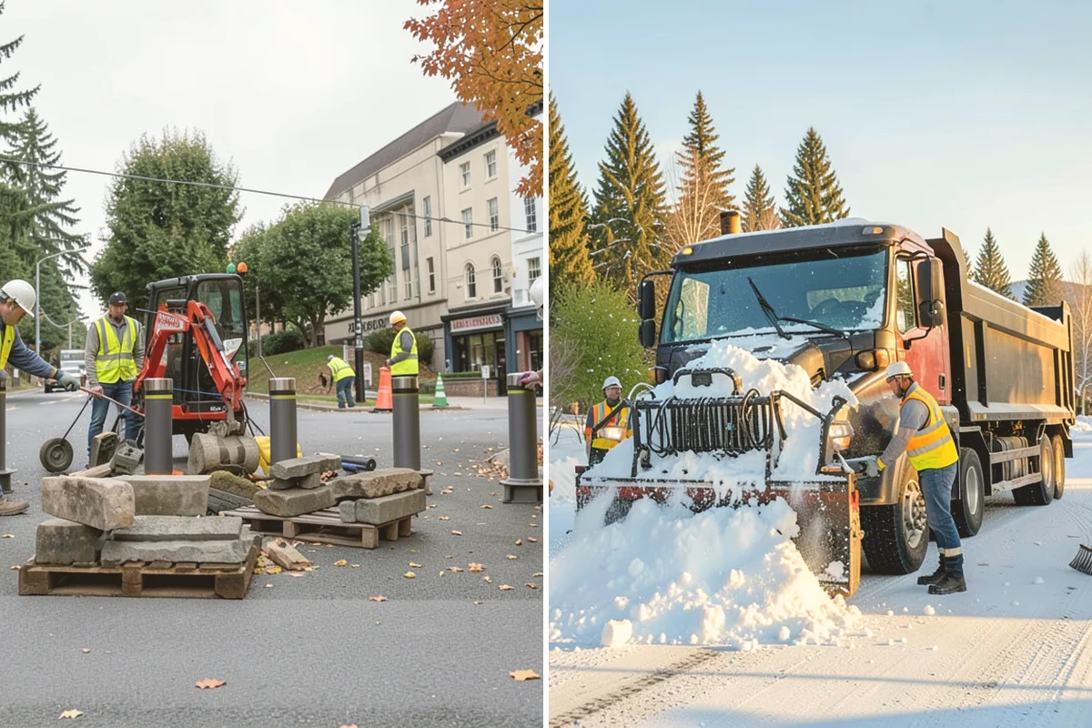 Bare Ground Vegetation Control in Kent, King County, WA - Identify bare-ground zones and confirm setbacks from drainage and plantings