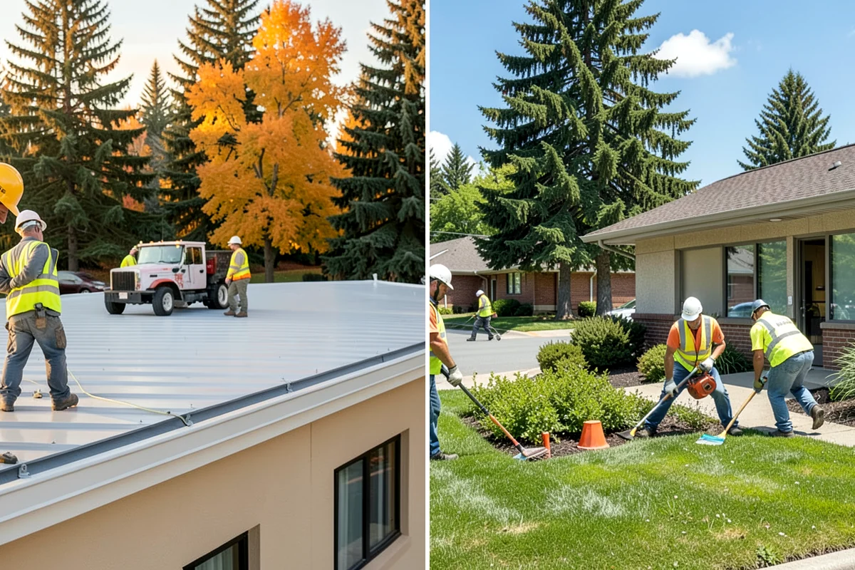 Bare Ground Vegetation Control in Lake Forest Park, King County, WA - Identify bare-ground zones and confirm setbacks from drainage and plantings