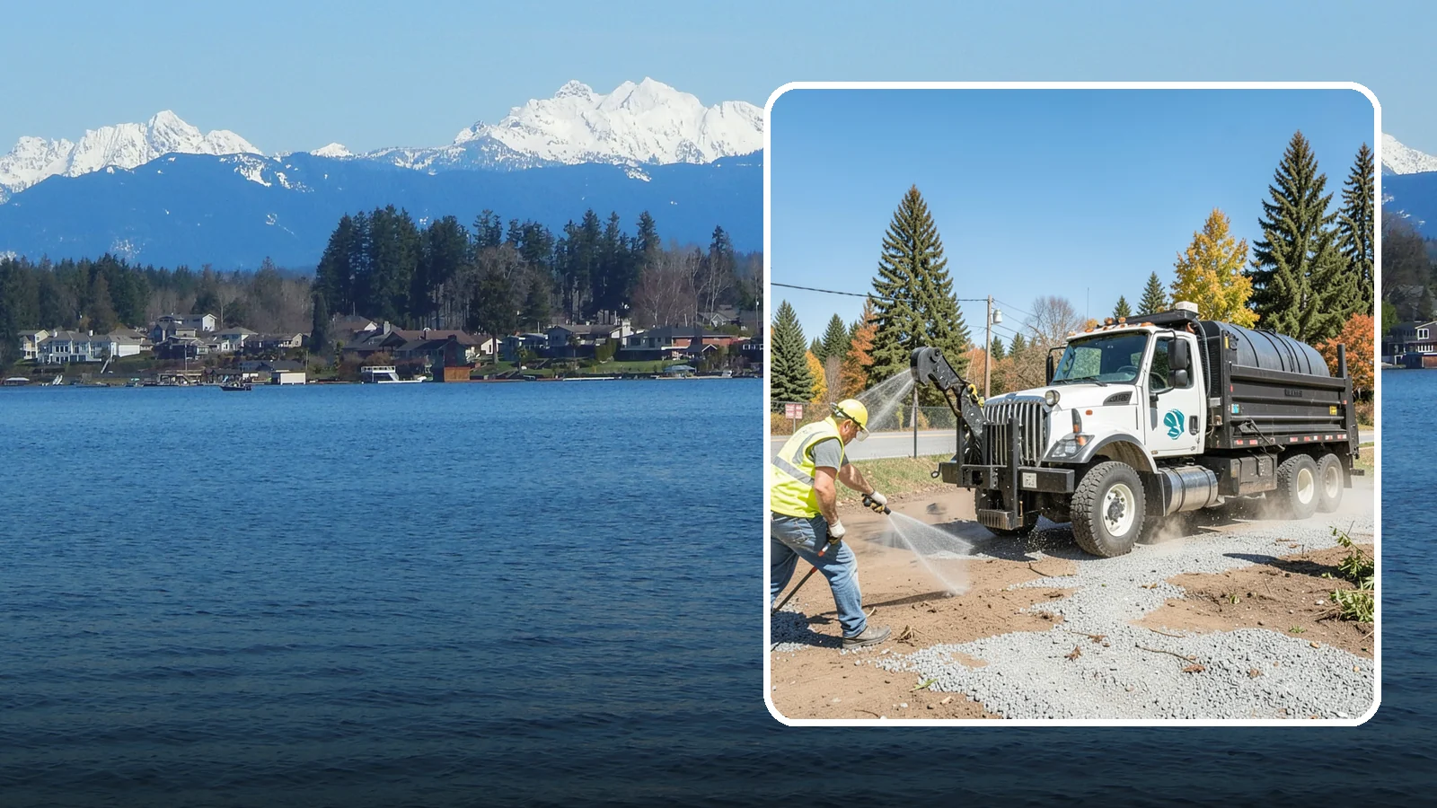 Bare Ground Vegetation Control in Lake Stevens, Snohomish County, WA - Long-residual vegetation control keeping gravel yards, fence lines, and equipment areas free of growth.