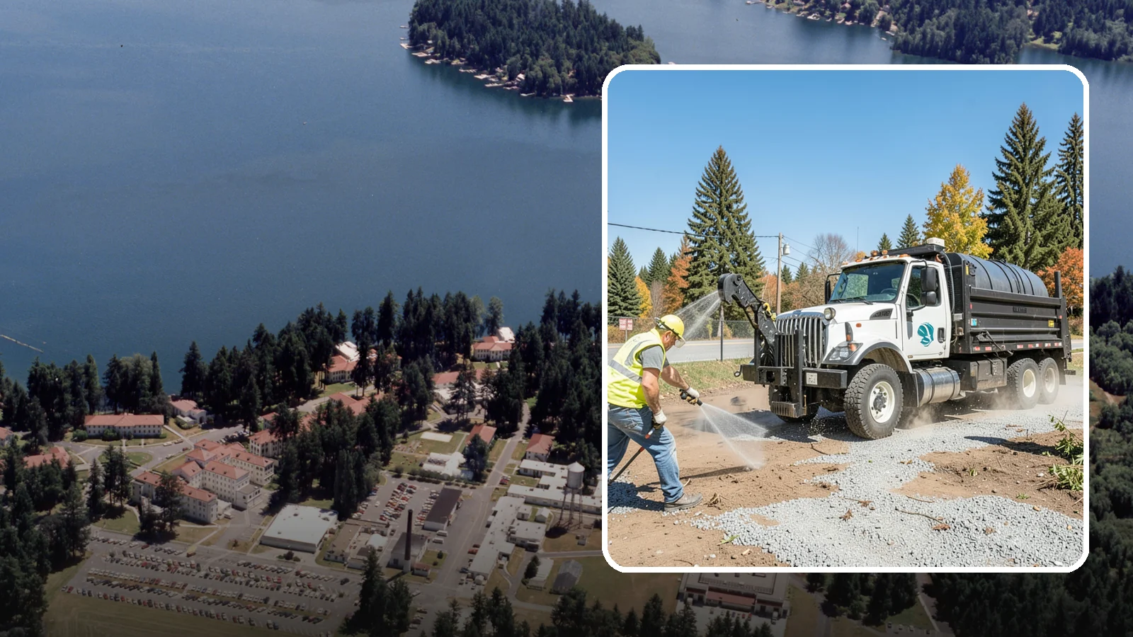 Bare Ground Vegetation Control in Lakewood, Pierce County, WA - Long-residual vegetation control keeping gravel yards, fence lines, and equipment areas free of growth.