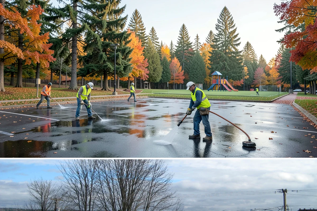 Bare Ground Vegetation Control in Langley, Island County, WA - Bare-ground applications are most effective when applied in early spring ahead of the primary germination flush.