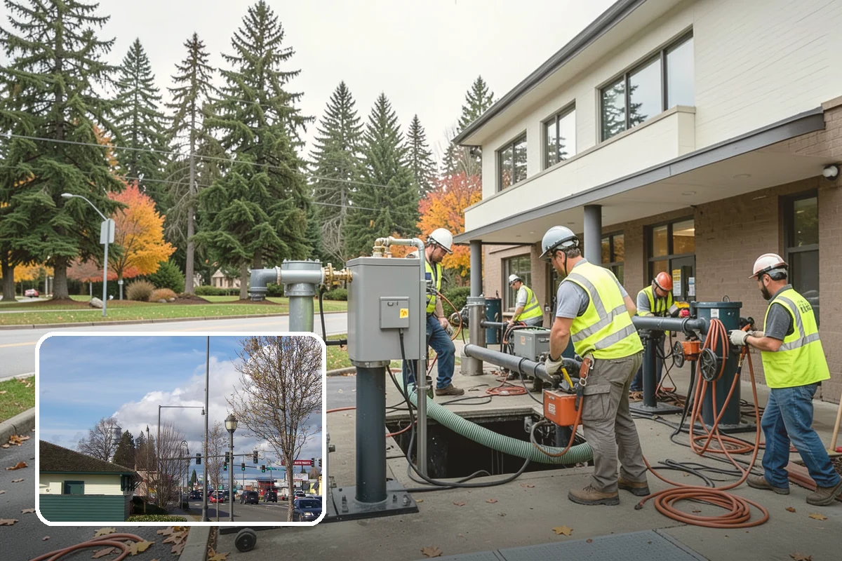 Bare Ground Vegetation Control in Marysville, Snohomish County, WA - Keeps operational yards and fence lines clear for a full season