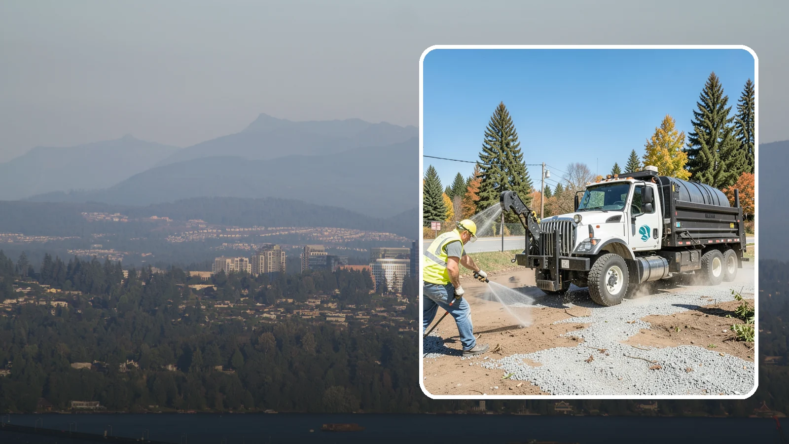 Bare Ground Vegetation Control in Medina, King County, WA - Long-residual vegetation control keeping gravel yards, fence lines, and equipment areas free of growth.