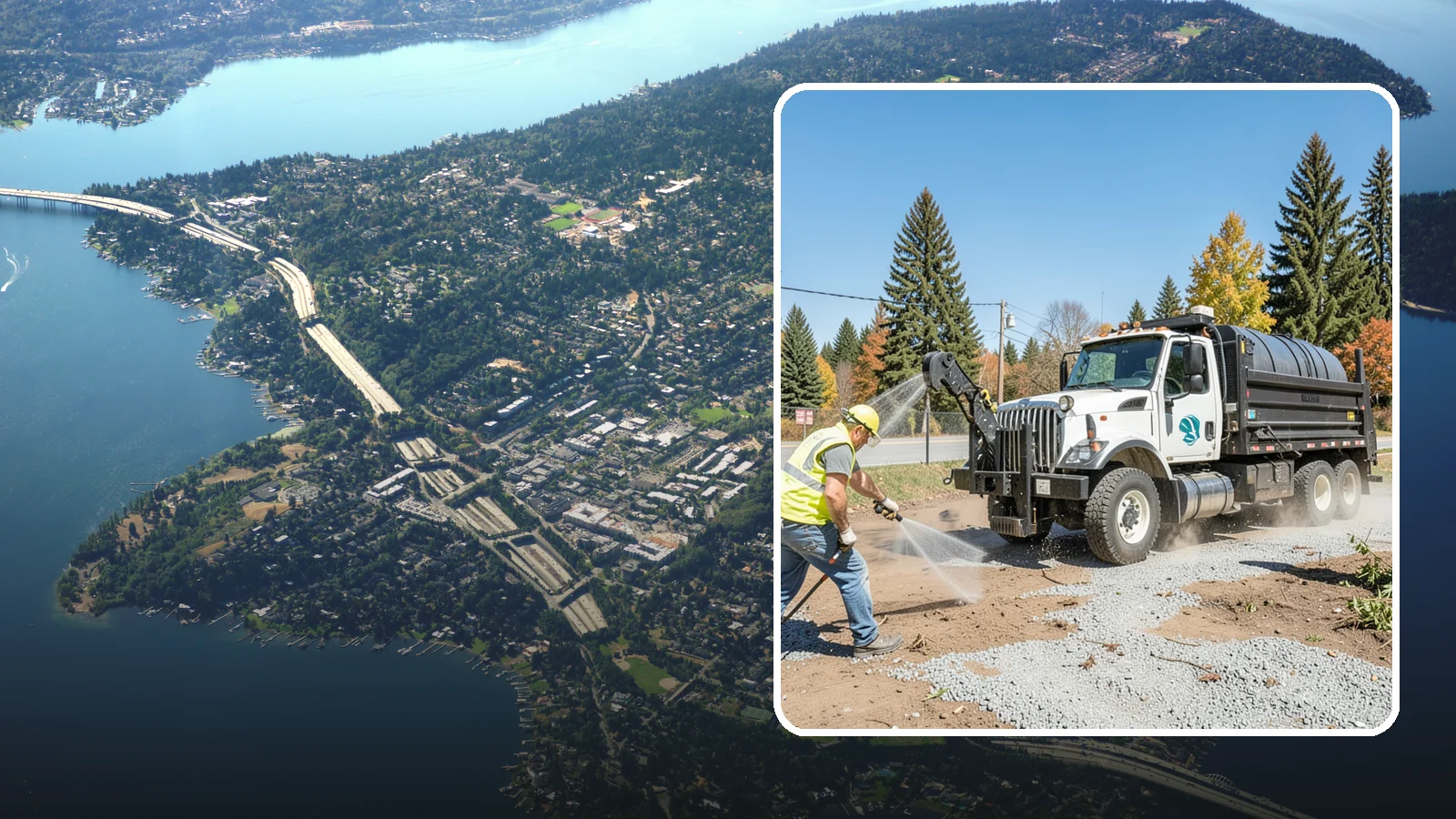 Bare Ground Vegetation Control in Mercer Island, King County, WA - Long-residual vegetation control keeping gravel yards, fence lines, and equipment areas free of growth.