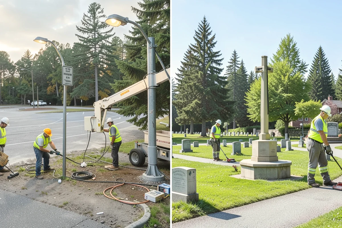 Bare Ground Vegetation Control in Mercer Island, King County, WA - Identify bare-ground zones and confirm setbacks from drainage and plantings