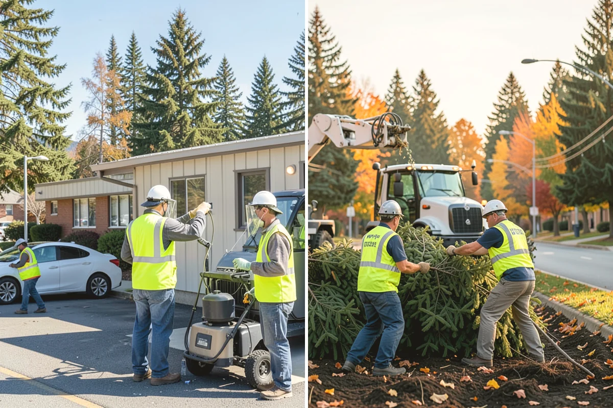 Bare Ground Vegetation Control in Mill Creek, Snohomish County, WA - Identify bare-ground zones and confirm setbacks from drainage and plantings