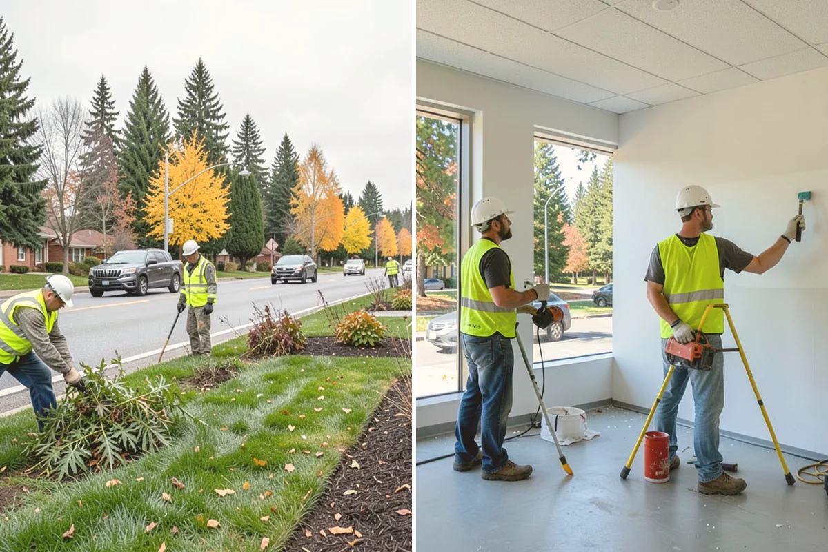 Bare Ground Vegetation Control in Milton, King County, WA - Identify bare-ground zones and confirm setbacks from drainage and plantings