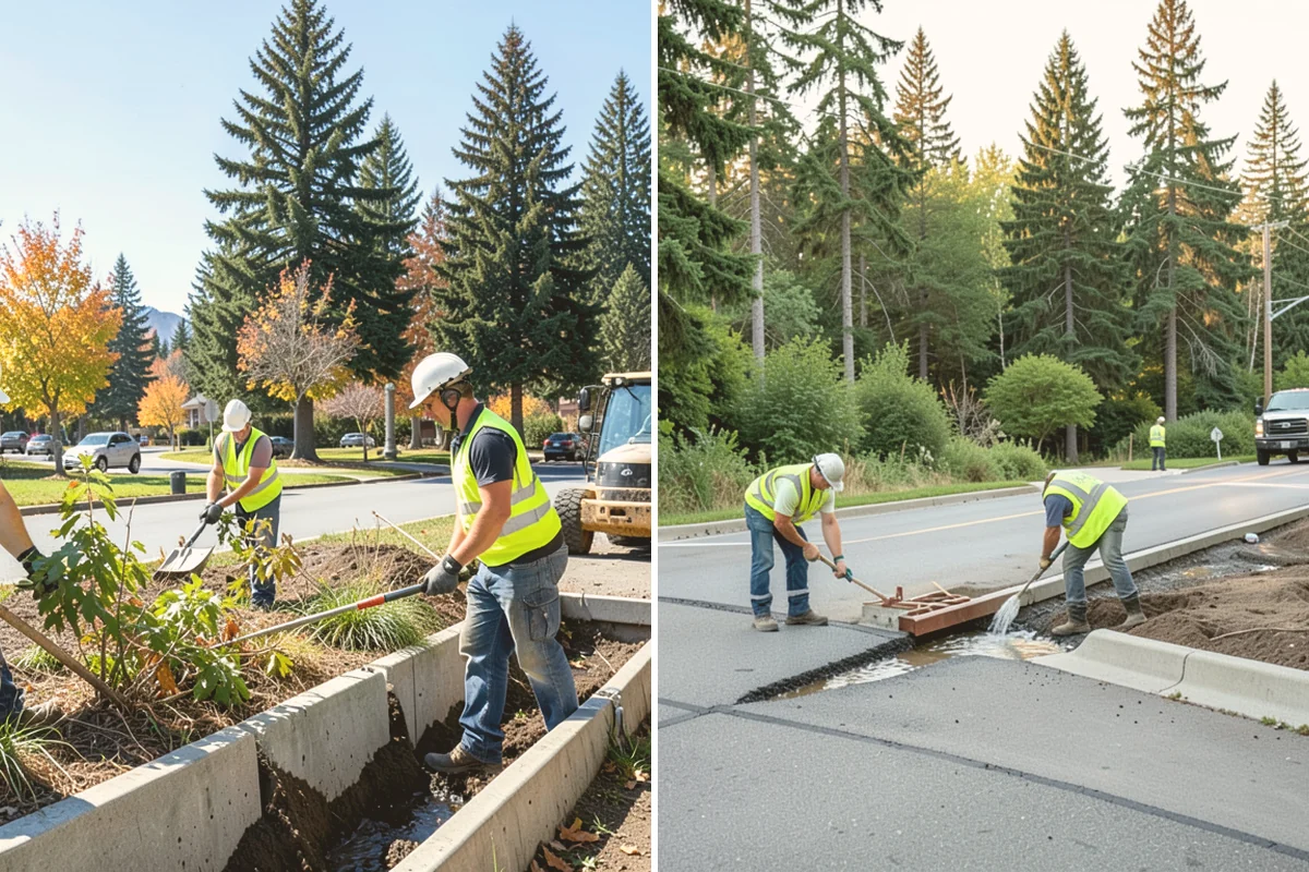 Bare Ground Vegetation Control in Mount Vernon, Skagit County, WA - Identify bare-ground zones and confirm setbacks from drainage and plantings