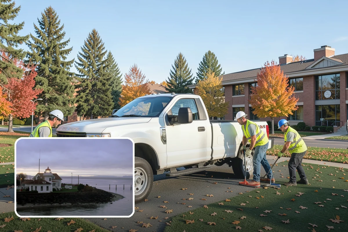 Bare Ground Vegetation Control in Mukilteo, Snohomish County, WA - Keeps operational yards and fence lines clear for a full season