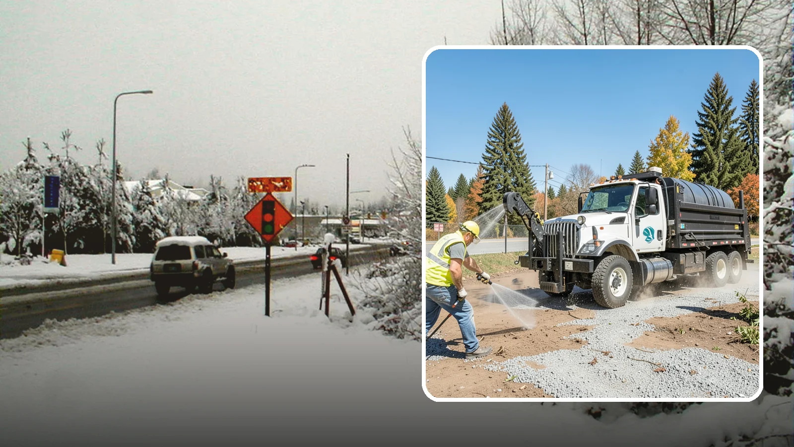 Bare Ground Vegetation Control in Newcastle, King County, WA - Long-residual vegetation control keeping gravel yards, fence lines, and equipment areas free of growth.