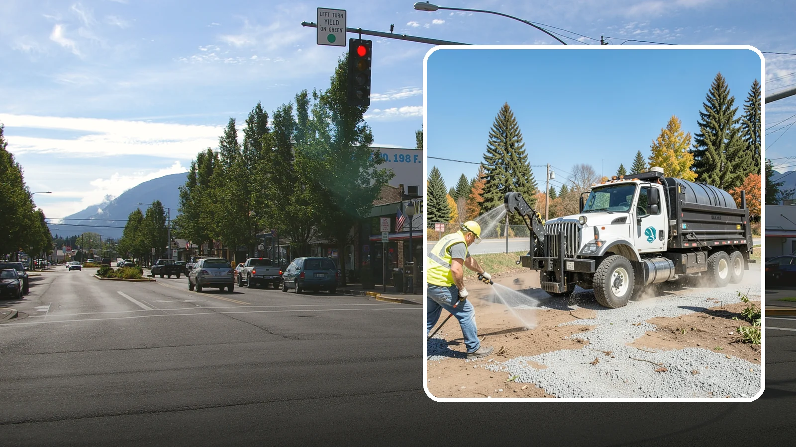Bare Ground Vegetation Control in North Bend, King County, WA - Long-residual vegetation control keeping gravel yards, fence lines, and equipment areas free of growth.