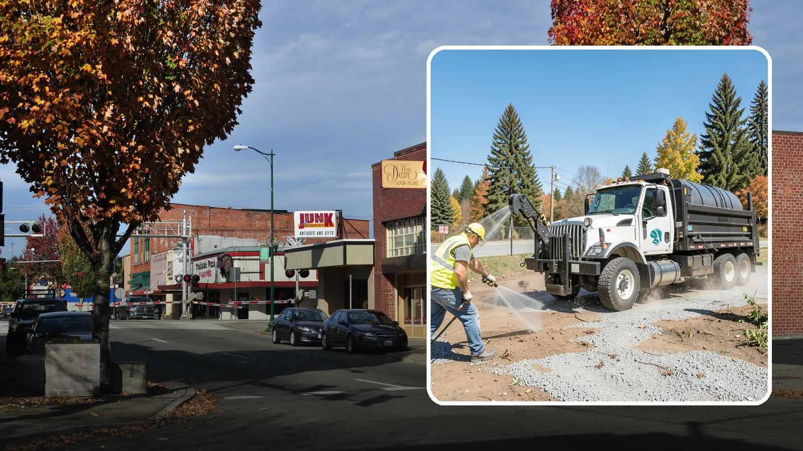 Bare Ground Vegetation Control in Puyallup, Pierce County, WA - Long-residual vegetation control keeping gravel yards, fence lines, and equipment areas free of growth.