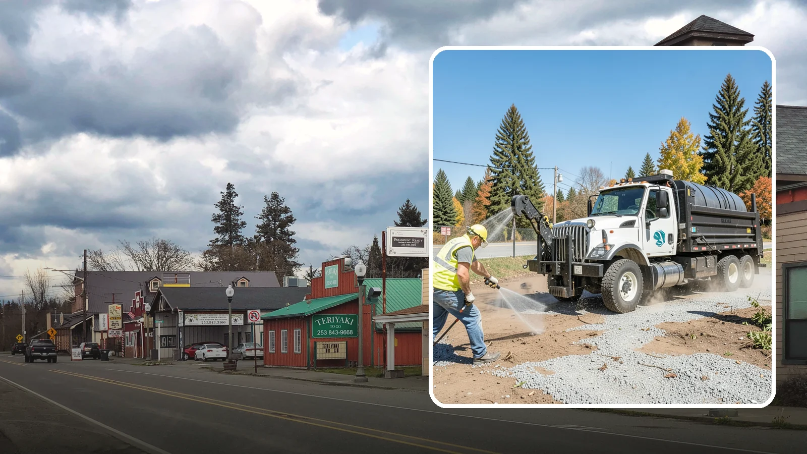 Bare Ground Vegetation Control in Roy, Pierce County, WA - Long-residual vegetation control keeping gravel yards, fence lines, and equipment areas free of growth.