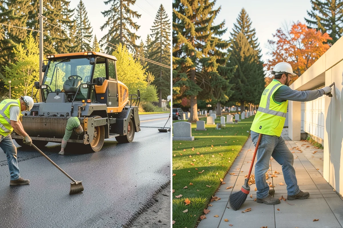 Bare Ground Vegetation Control in Sammamish, King County, WA - Identify bare-ground zones and confirm setbacks from drainage and plantings