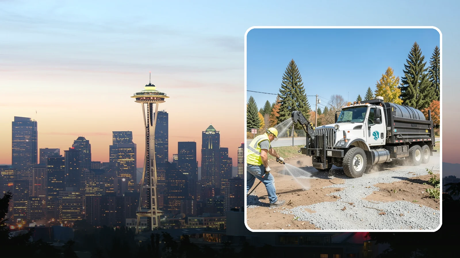 Bare Ground Vegetation Control in Seattle, King County, WA - Long-residual vegetation control keeping gravel yards, fence lines, and equipment areas free of growth.